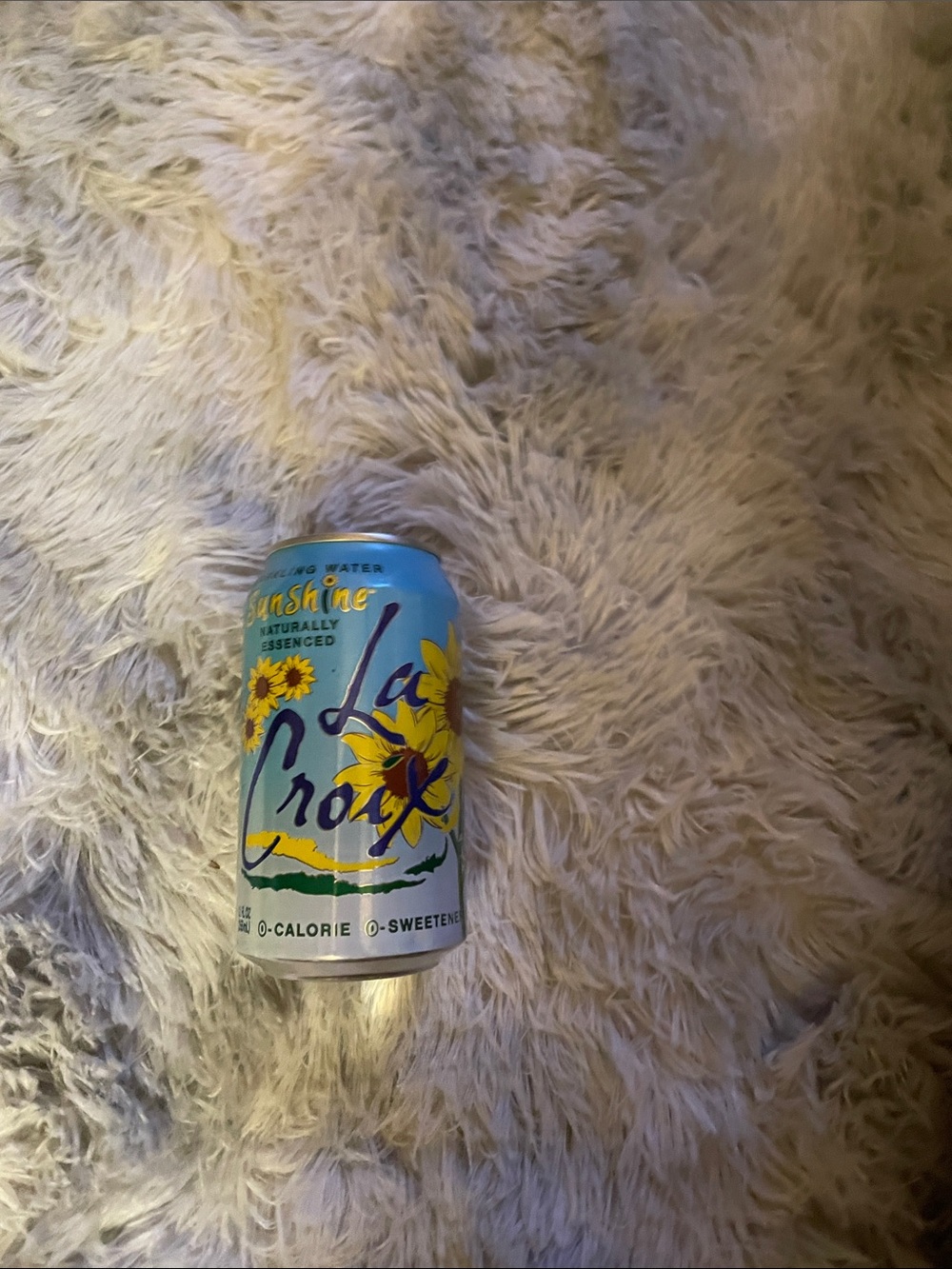 LaCroix Passionfruit Sparkling Water Can - Blue & Yellow